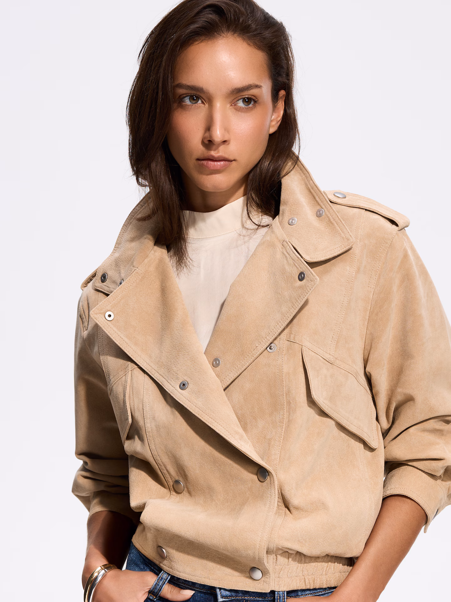 Veste en cuir naturel - Vestia House