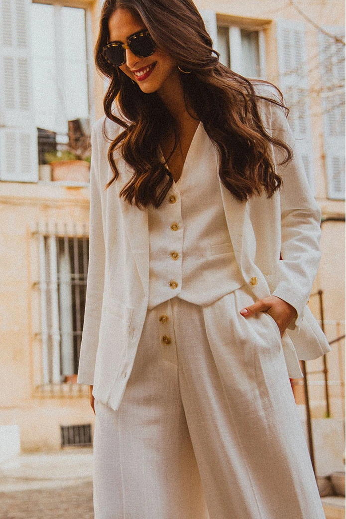 Blazer de lin - Vestia House