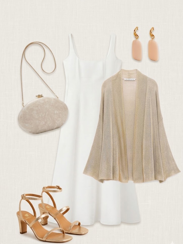 Look Marché Robe Blanche